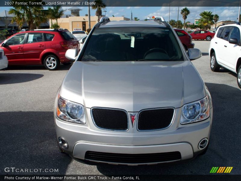 Liquid Silver Metallic / Ebony 2007 Pontiac Torrent