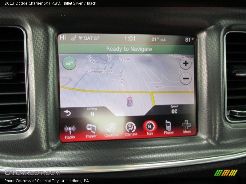 Billet Silver / Black 2013 Dodge Charger SXT AWD