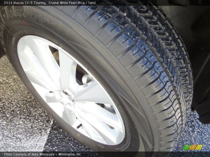 Crystal White Pearl Mica / Sand 2014 Mazda CX-5 Touring
