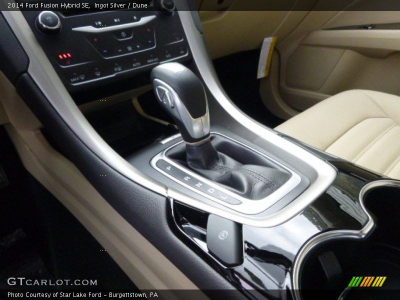 Ingot Silver / Dune 2014 Ford Fusion Hybrid SE