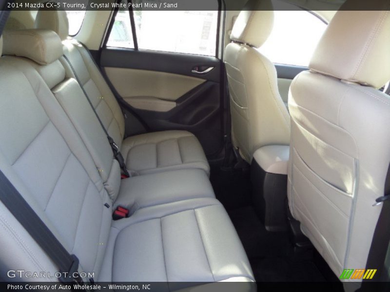 Crystal White Pearl Mica / Sand 2014 Mazda CX-5 Touring