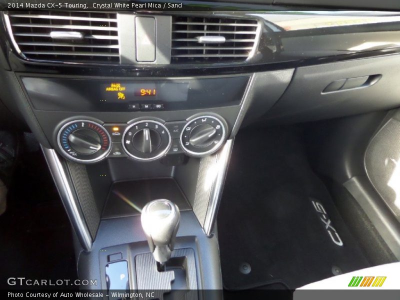 Crystal White Pearl Mica / Sand 2014 Mazda CX-5 Touring