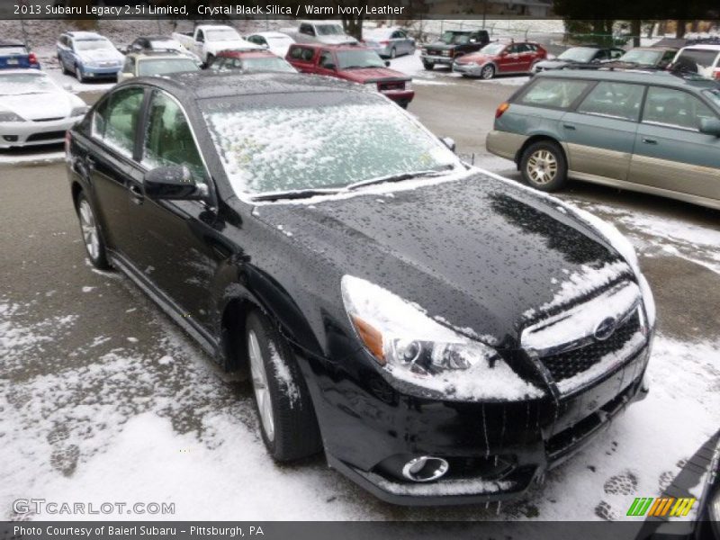 Crystal Black Silica / Warm Ivory Leather 2013 Subaru Legacy 2.5i Limited