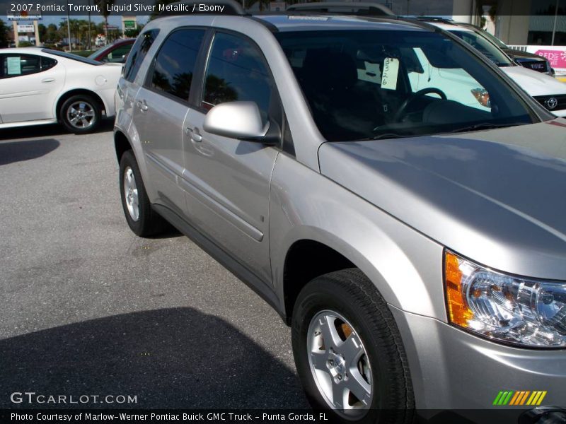 Liquid Silver Metallic / Ebony 2007 Pontiac Torrent