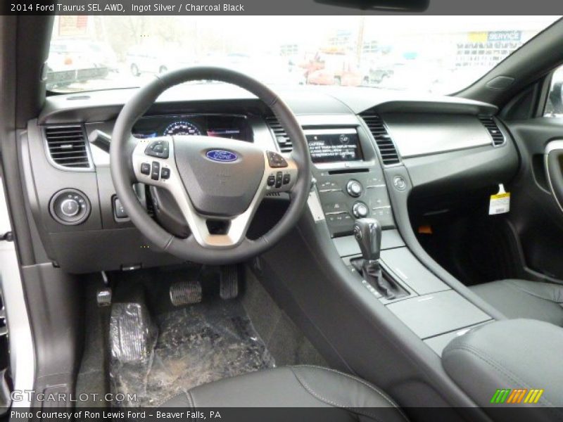 Charcoal Black Interior - 2014 Taurus SEL AWD 