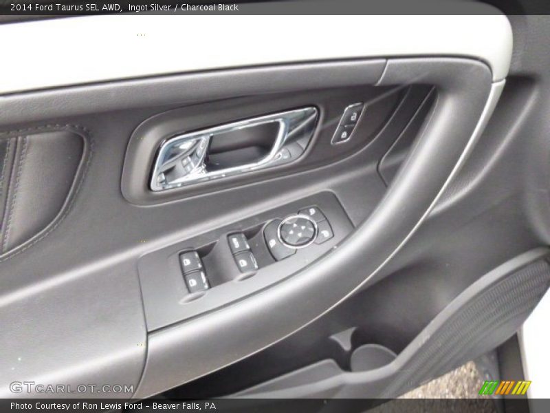 Ingot Silver / Charcoal Black 2014 Ford Taurus SEL AWD