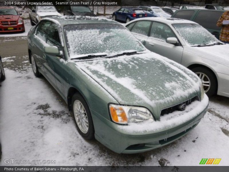 Seamist Green Pearl / Gray Moquette 2004 Subaru Legacy L Sedan