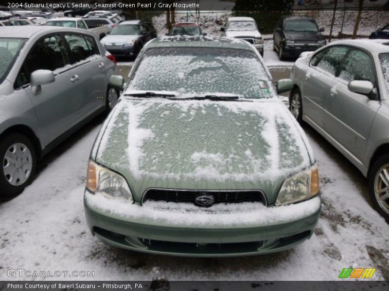 Seamist Green Pearl / Gray Moquette 2004 Subaru Legacy L Sedan