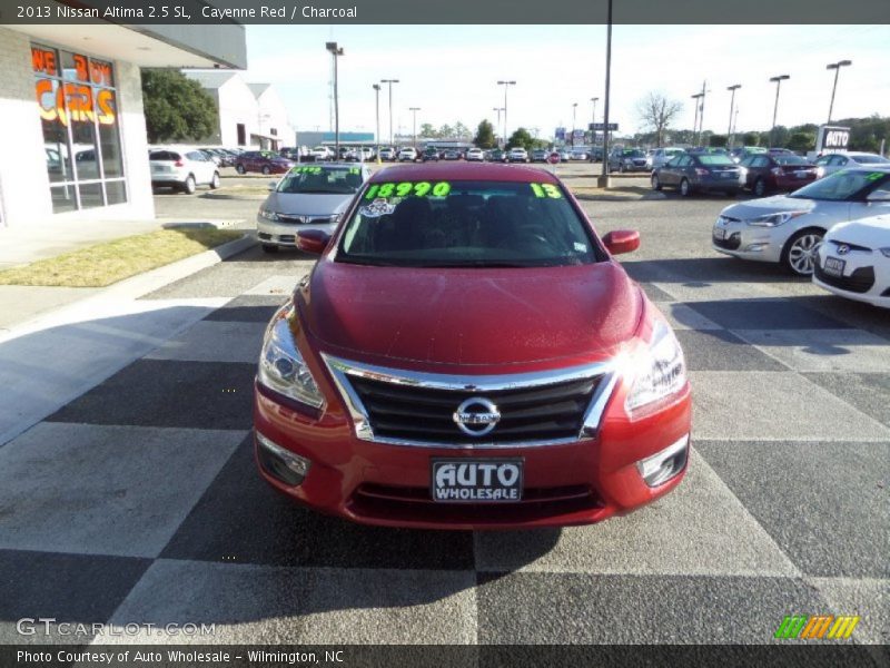 Cayenne Red / Charcoal 2013 Nissan Altima 2.5 SL