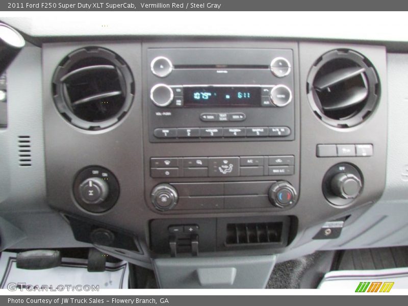 Vermillion Red / Steel Gray 2011 Ford F250 Super Duty XLT SuperCab