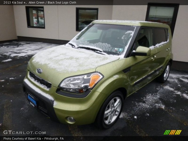 Alien Green / Black Soul Logo Cloth 2013 Kia Soul +