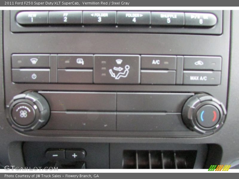 Vermillion Red / Steel Gray 2011 Ford F250 Super Duty XLT SuperCab