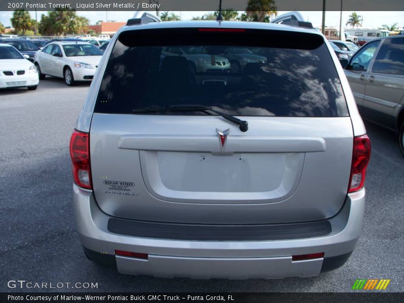 Liquid Silver Metallic / Ebony 2007 Pontiac Torrent