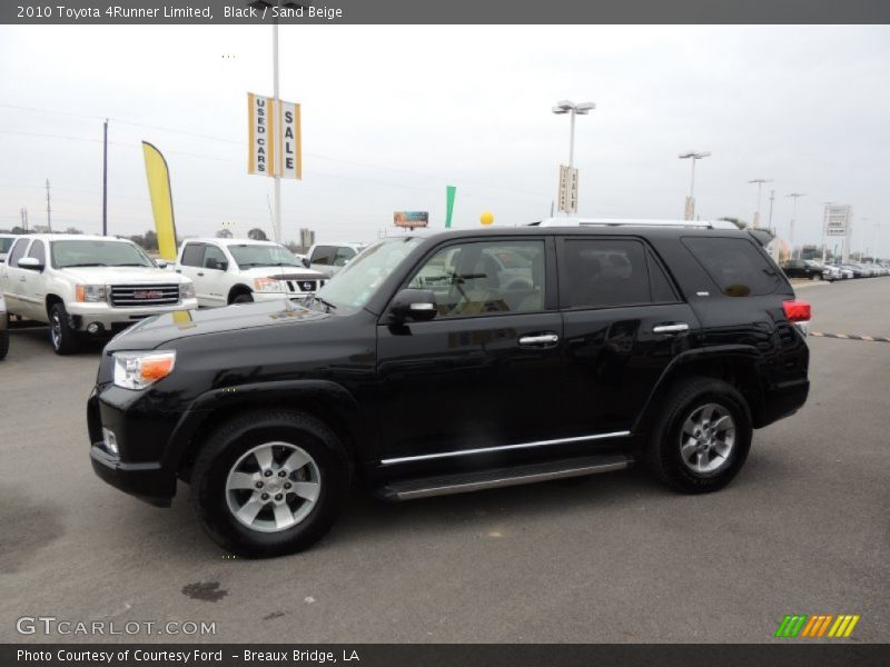 Black / Sand Beige 2010 Toyota 4Runner Limited