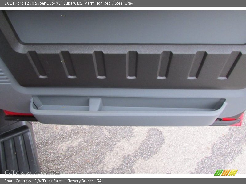 Vermillion Red / Steel Gray 2011 Ford F250 Super Duty XLT SuperCab