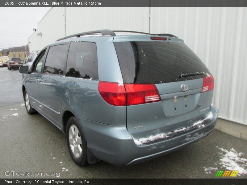 Blue Mirage Metallic / Stone 2005 Toyota Sienna XLE