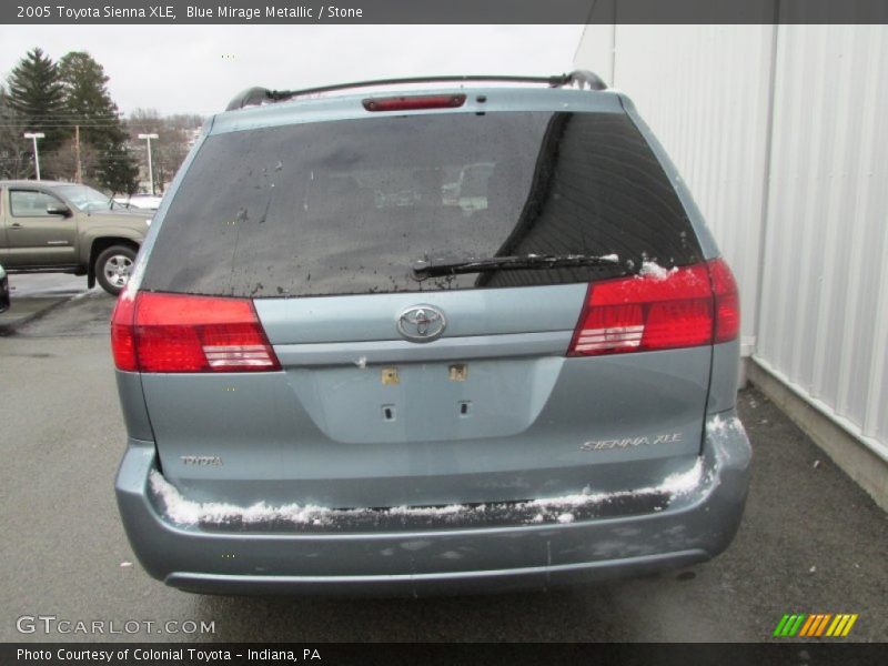 Blue Mirage Metallic / Stone 2005 Toyota Sienna XLE