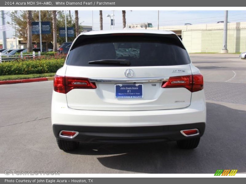 White Diamond Pearl / Parchment 2014 Acura MDX SH-AWD