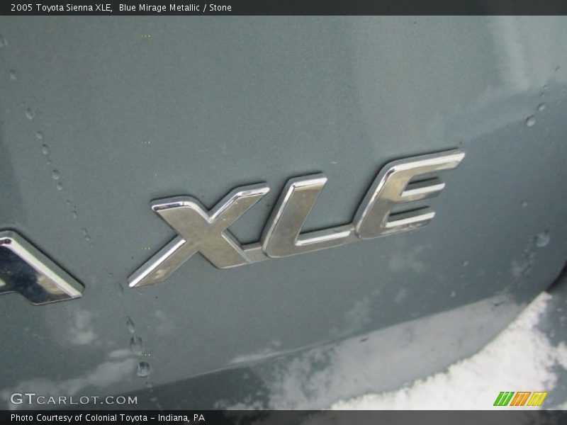 Blue Mirage Metallic / Stone 2005 Toyota Sienna XLE