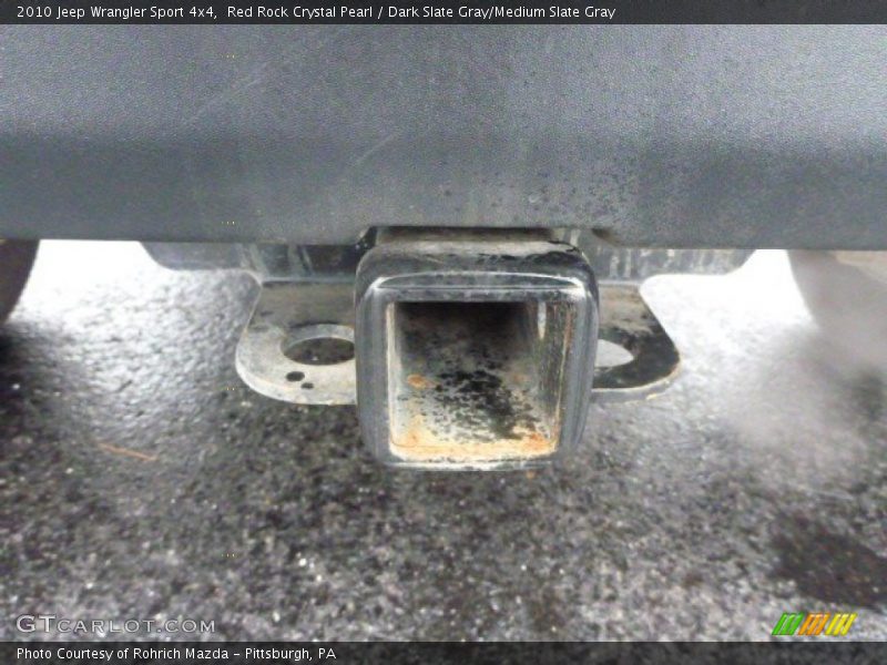 Red Rock Crystal Pearl / Dark Slate Gray/Medium Slate Gray 2010 Jeep Wrangler Sport 4x4