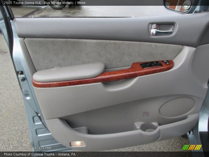 Blue Mirage Metallic / Stone 2005 Toyota Sienna XLE