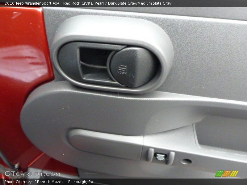 Red Rock Crystal Pearl / Dark Slate Gray/Medium Slate Gray 2010 Jeep Wrangler Sport 4x4