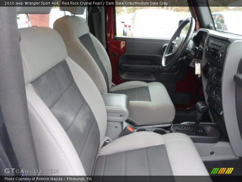 Red Rock Crystal Pearl / Dark Slate Gray/Medium Slate Gray 2010 Jeep Wrangler Sport 4x4