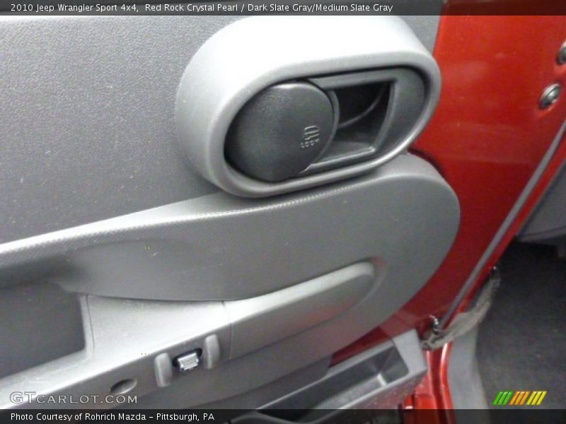 Red Rock Crystal Pearl / Dark Slate Gray/Medium Slate Gray 2010 Jeep Wrangler Sport 4x4