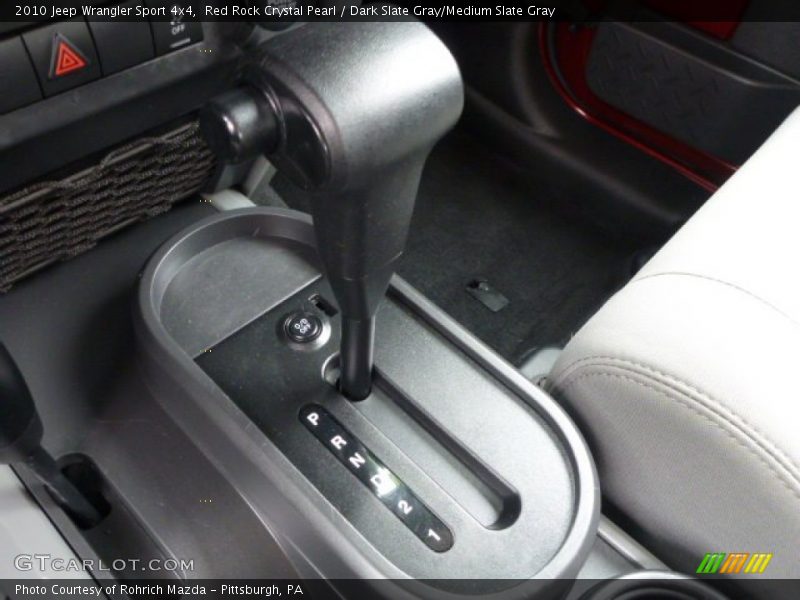 Red Rock Crystal Pearl / Dark Slate Gray/Medium Slate Gray 2010 Jeep Wrangler Sport 4x4