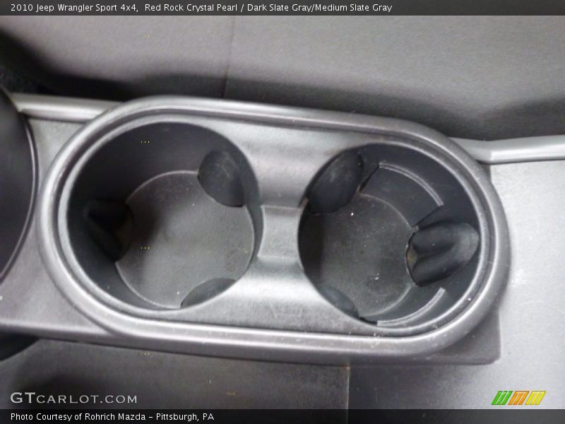 Red Rock Crystal Pearl / Dark Slate Gray/Medium Slate Gray 2010 Jeep Wrangler Sport 4x4