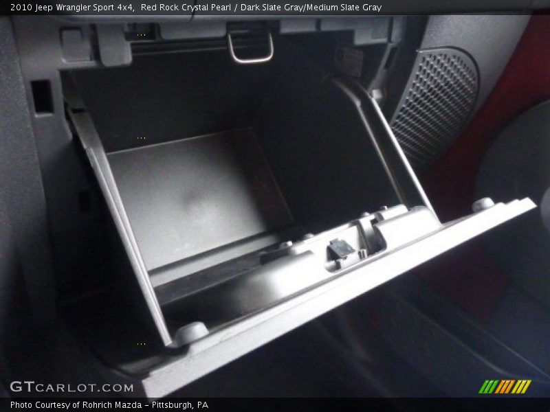 Red Rock Crystal Pearl / Dark Slate Gray/Medium Slate Gray 2010 Jeep Wrangler Sport 4x4