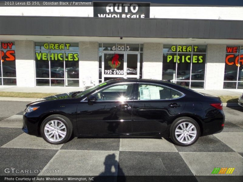 Obsidian Black / Parchment 2013 Lexus ES 350