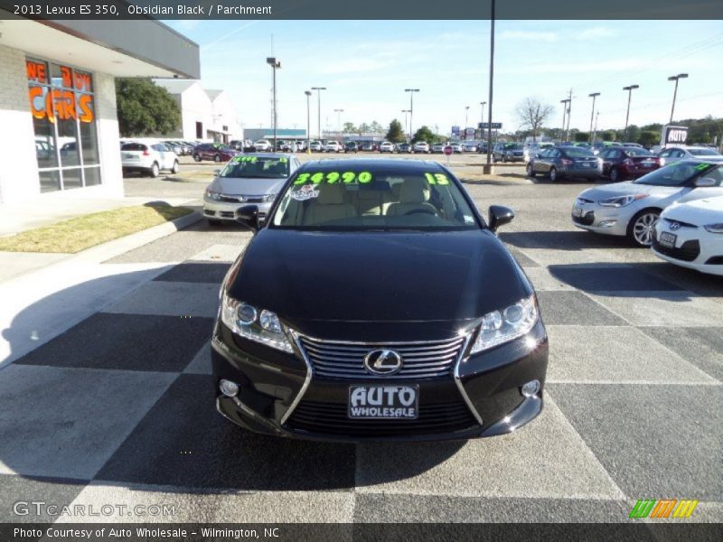 Obsidian Black / Parchment 2013 Lexus ES 350