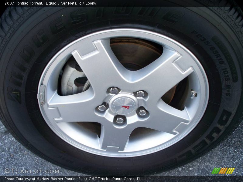 Liquid Silver Metallic / Ebony 2007 Pontiac Torrent