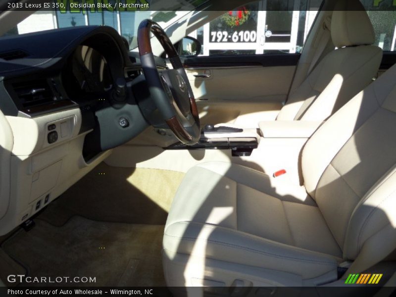 Obsidian Black / Parchment 2013 Lexus ES 350