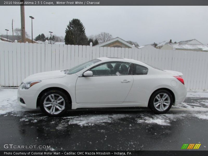 Winter Frost White / Charcoal 2010 Nissan Altima 2.5 S Coupe