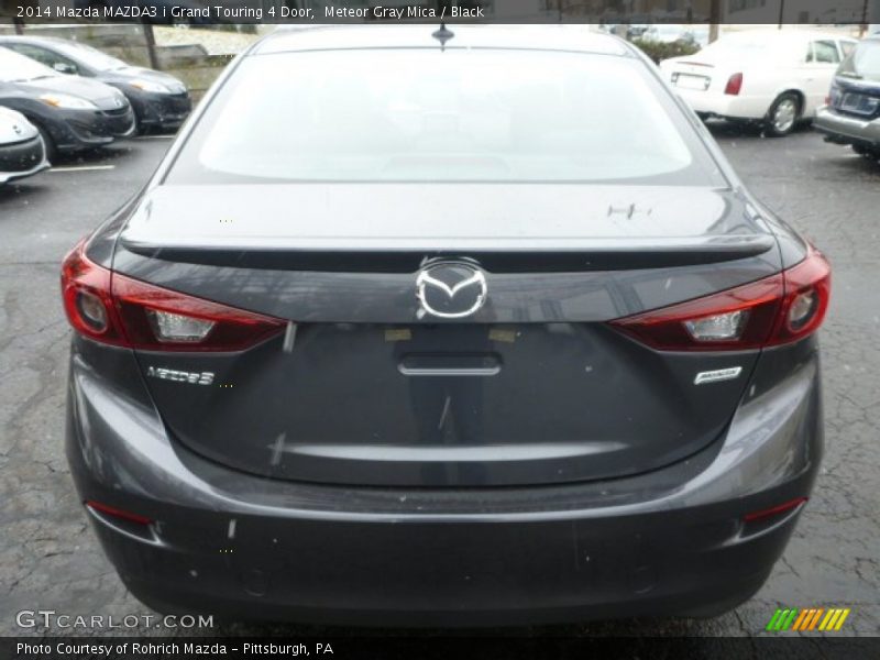 Meteor Gray Mica / Black 2014 Mazda MAZDA3 i Grand Touring 4 Door
