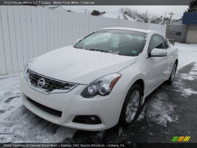 Winter Frost White / Charcoal 2010 Nissan Altima 2.5 S Coupe