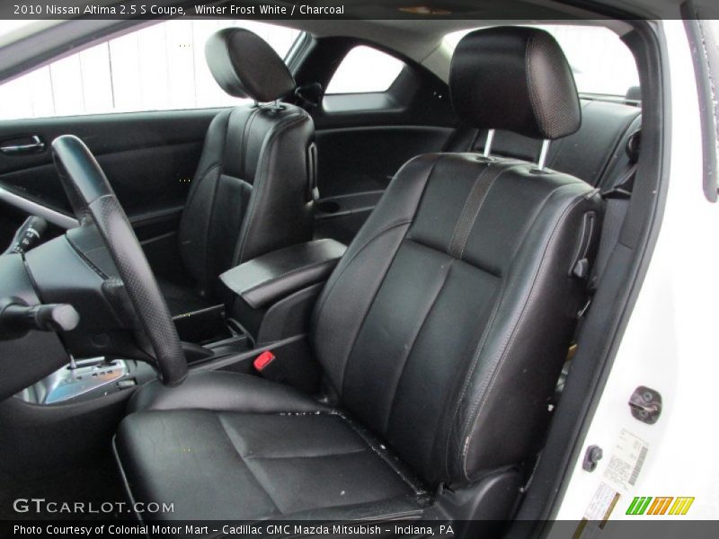 Front Seat of 2010 Altima 2.5 S Coupe