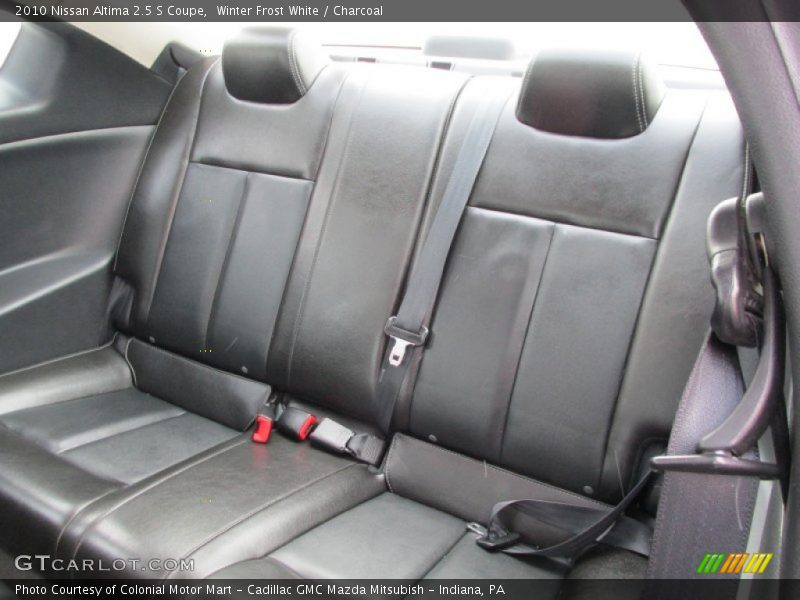 Rear Seat of 2010 Altima 2.5 S Coupe