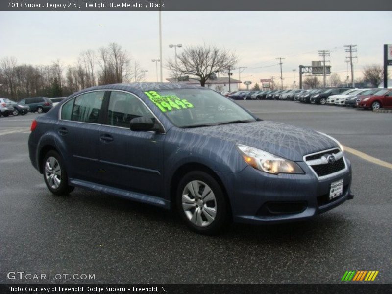 Twilight Blue Metallic / Black 2013 Subaru Legacy 2.5i