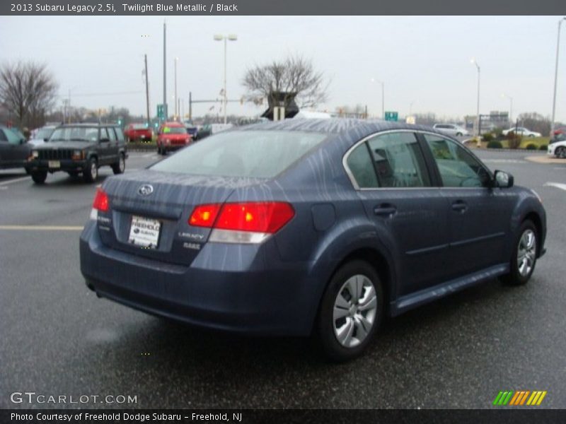 Twilight Blue Metallic / Black 2013 Subaru Legacy 2.5i