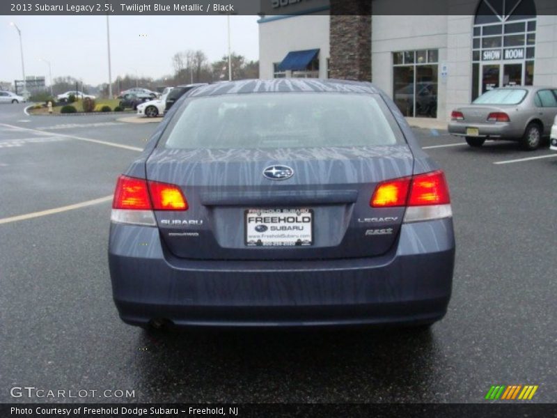 Twilight Blue Metallic / Black 2013 Subaru Legacy 2.5i