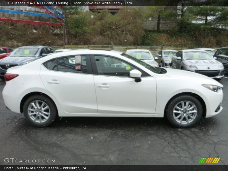  2014 MAZDA3 i Grand Touring 4 Door Snowflake White Pearl