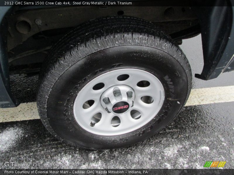 Steel Gray Metallic / Dark Titanium 2012 GMC Sierra 1500 Crew Cab 4x4