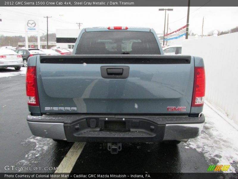 Steel Gray Metallic / Dark Titanium 2012 GMC Sierra 1500 Crew Cab 4x4