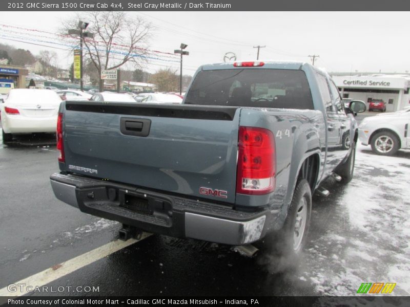 Steel Gray Metallic / Dark Titanium 2012 GMC Sierra 1500 Crew Cab 4x4