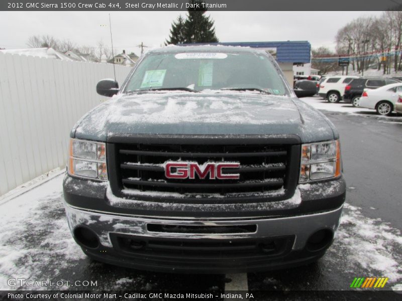Steel Gray Metallic / Dark Titanium 2012 GMC Sierra 1500 Crew Cab 4x4