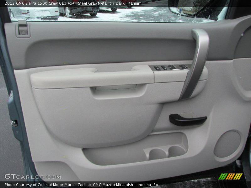 Steel Gray Metallic / Dark Titanium 2012 GMC Sierra 1500 Crew Cab 4x4