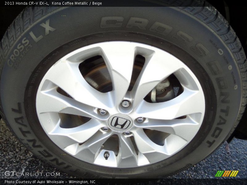 Kona Coffee Metallic / Beige 2013 Honda CR-V EX-L